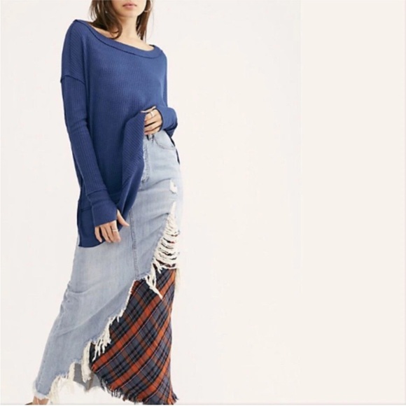 Free People We The Free North Shore Thermal Top , sz : medium - Picture 3 of 10